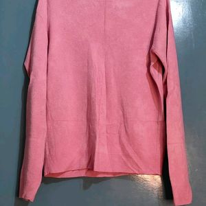 Pink Colour Woolen Top