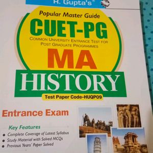 Cuet Pg History Entrence Book