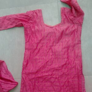 Pink Full Patiyala Suit