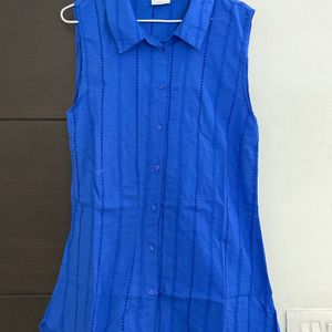 Only Blue Shirt Dress