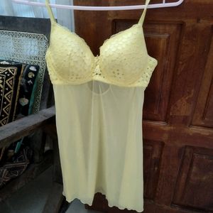 Yellow Lace Lingerie