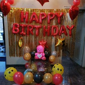 Matellic Birthday Balloons