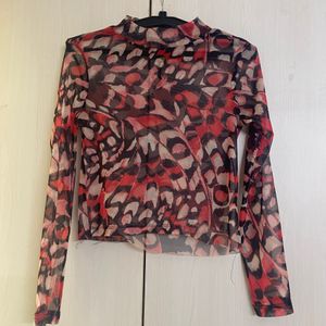 Tokyo Talkies Women Red Regular Printed Tops