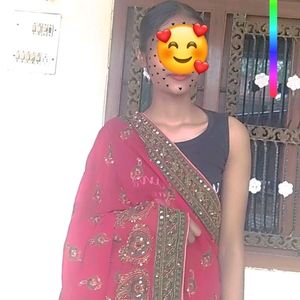 Once Time Used Wedding Wear Saree