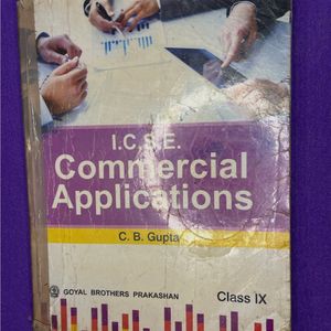 Class 11 Icse Commercial Applications Book