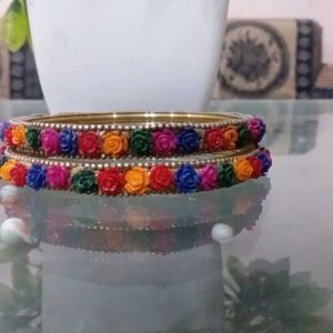 Beautiful Flower Bangles