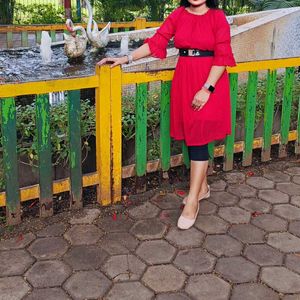 Stylish Red Dress For Women