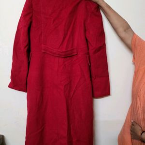 NEW YEAR OFFER!! Red Long Coat Imported