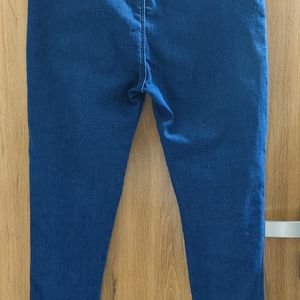 Skinfit Dark Blue Skin Fit Denim Jeggins