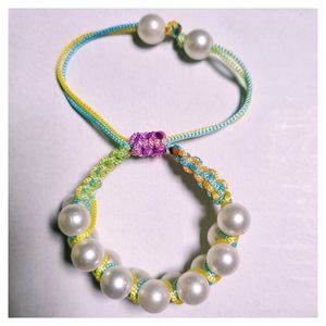 Handmade Pearl Macrame Bracelet