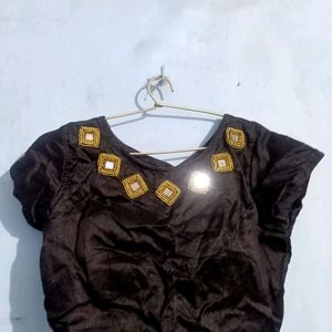 black designer blouse (padded)