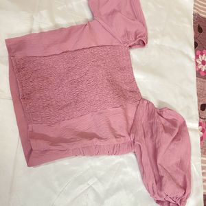 Square Neck Crop Top For Women