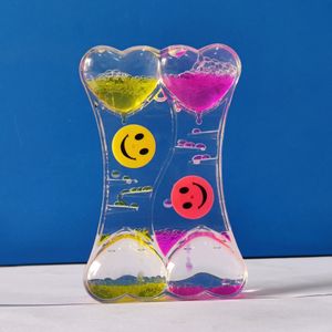 Smiley Timer Wheel Droplet Liquid Hour Glass