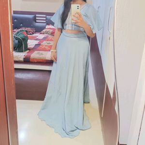 Grey Lehenga