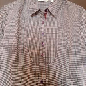 Original Wills Classic Check Top/Collared Top