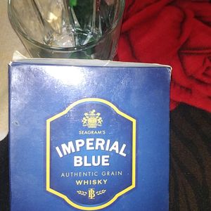 Seagram's Imperial Blue Whisky Glass