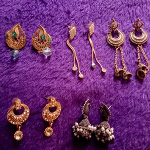 Pack Of 5 Earings