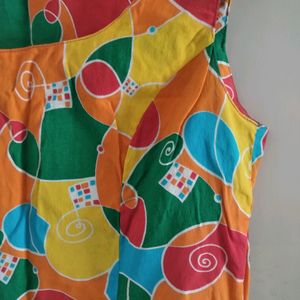 Beautiful Multicolour Korean Dress