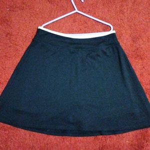 Black Skirt With Inbuilt shorts Strechebale Fabric