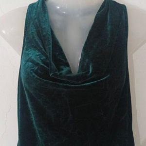 VELVET BOXY TOP