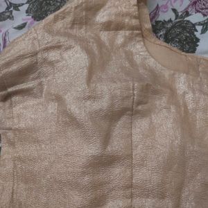 Golden Shimmer Blouse Like new