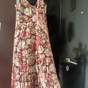 Rose Print Midi