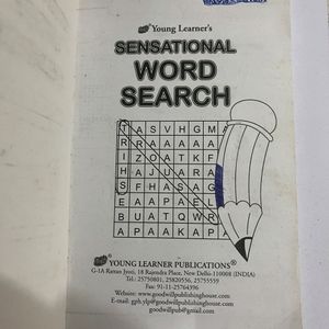 Sensational Word Search Book(Kids)