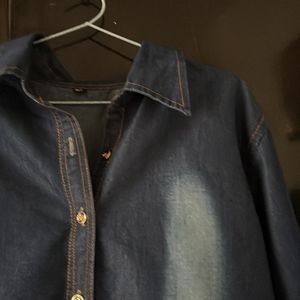 Denim Navy Blue Shirt