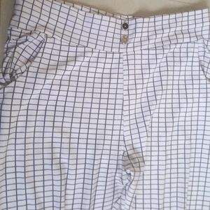 Black And White Checked Pants