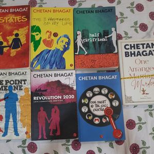 Chetan bhagat book set, any one for 100