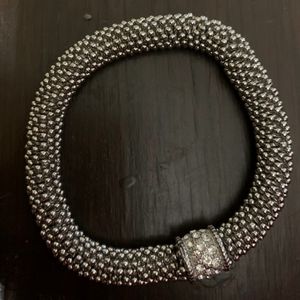 Oxidized Silver Look Bracelet