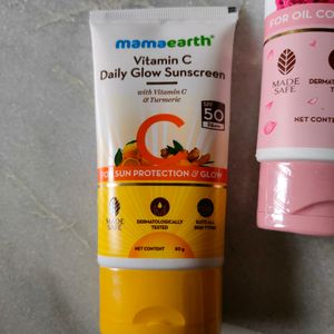 SEALED! Mamaearth Sunscreen And FaceWash