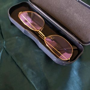 Golden Fashion Glasses