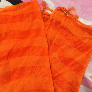 Orange Duppata
