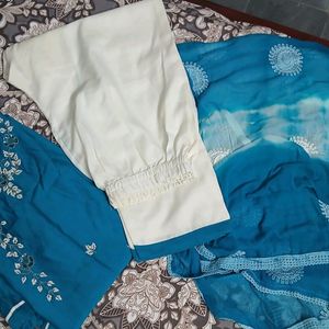 Blue Colour Suit Set With Dupatta 💙