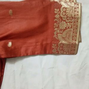 Silk Stitched Blouse 3/4th Hand