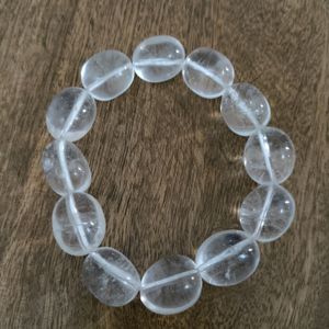 Natural High Quality Clear Quartz Tumble Bracelet