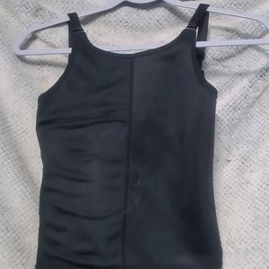 BLACK WAIST SNATCHING CORSET TOP