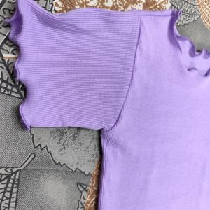 Lavender Fitting Top