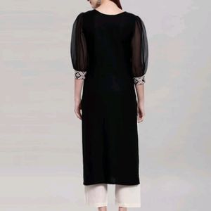 Black Rayon Kurti🖤