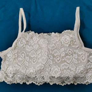 White Lace Bralette Price Dropped