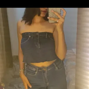 Denim Crop Top