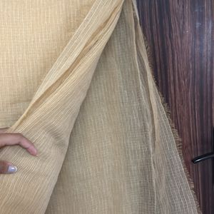 Beige Color Kota Cotton Saree