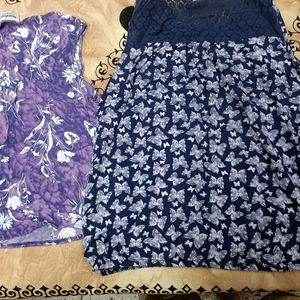 Combo Of Imported Sleeveless Tops In Xl Size