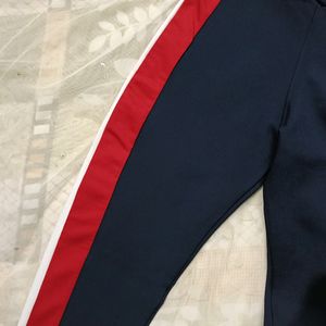 Zip Up Color Block Jacket & Pants Set