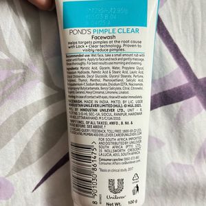 Ponds Pimple Clear Facewash