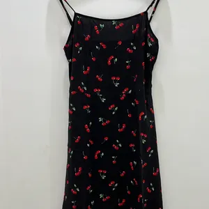 Women’s Summer Cherry Print Cami Dress