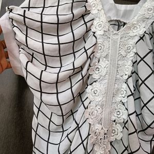 Stylish Different Patterned Top