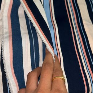 Striped 2.5 mtr fabric