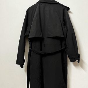 Black Long Trench Coat